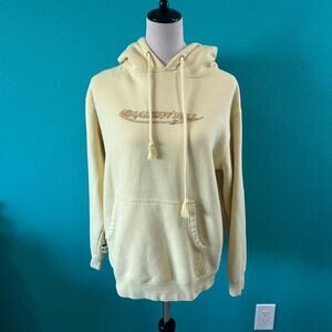 Shadow Hill USA Soft Yellow Pullover Hoodie Loungewear Athleisure Size S